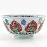 A Doucai Bowl