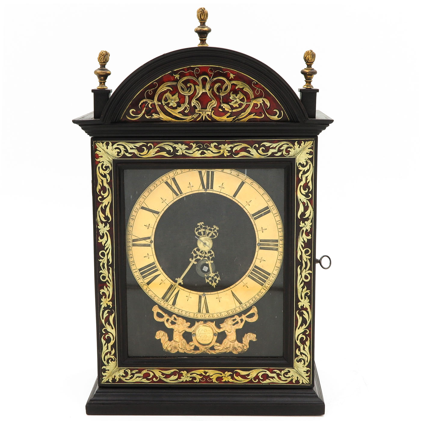 A Signed 17th Century French Religious Clock