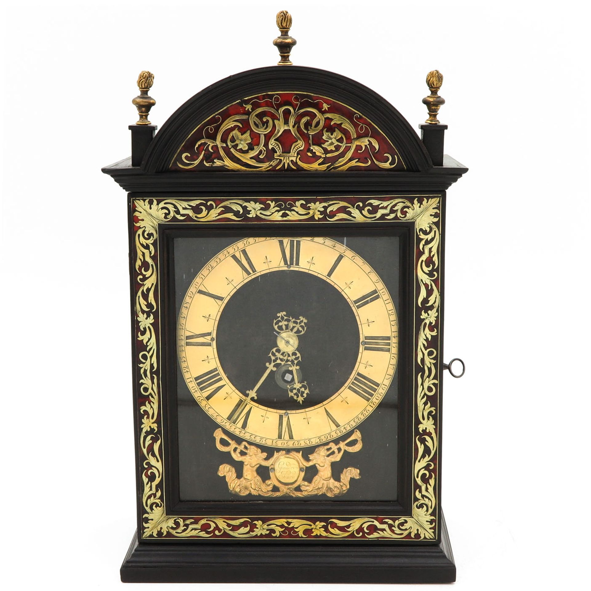 A Signed 17th Century French Religious Clock