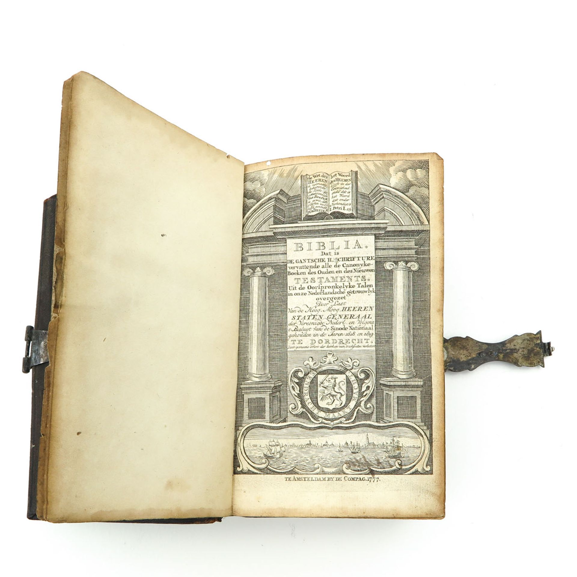 Two Bibles with Silver Clasps - Bild 2 aus 3