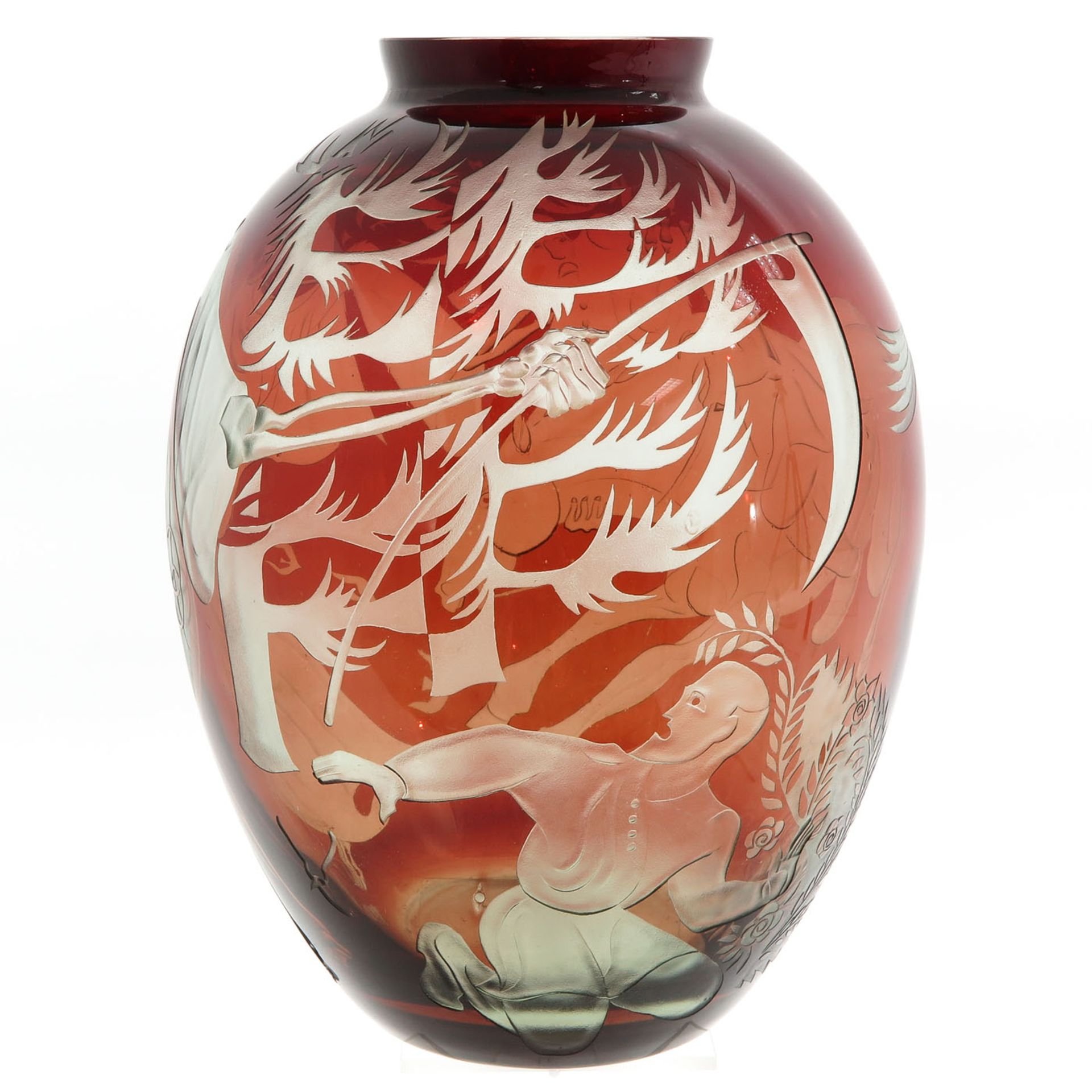 An Art Glass Vase - Bild 2 aus 10