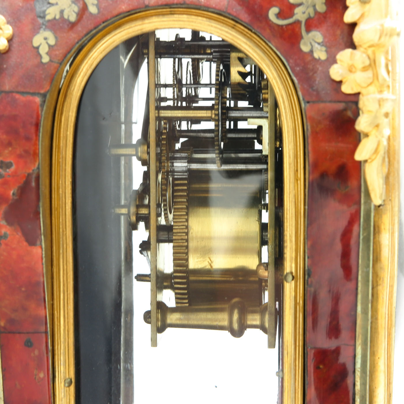 A Signed French Boulle Console Clock - Image 3 of 5