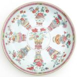 A Famille Rose Plate