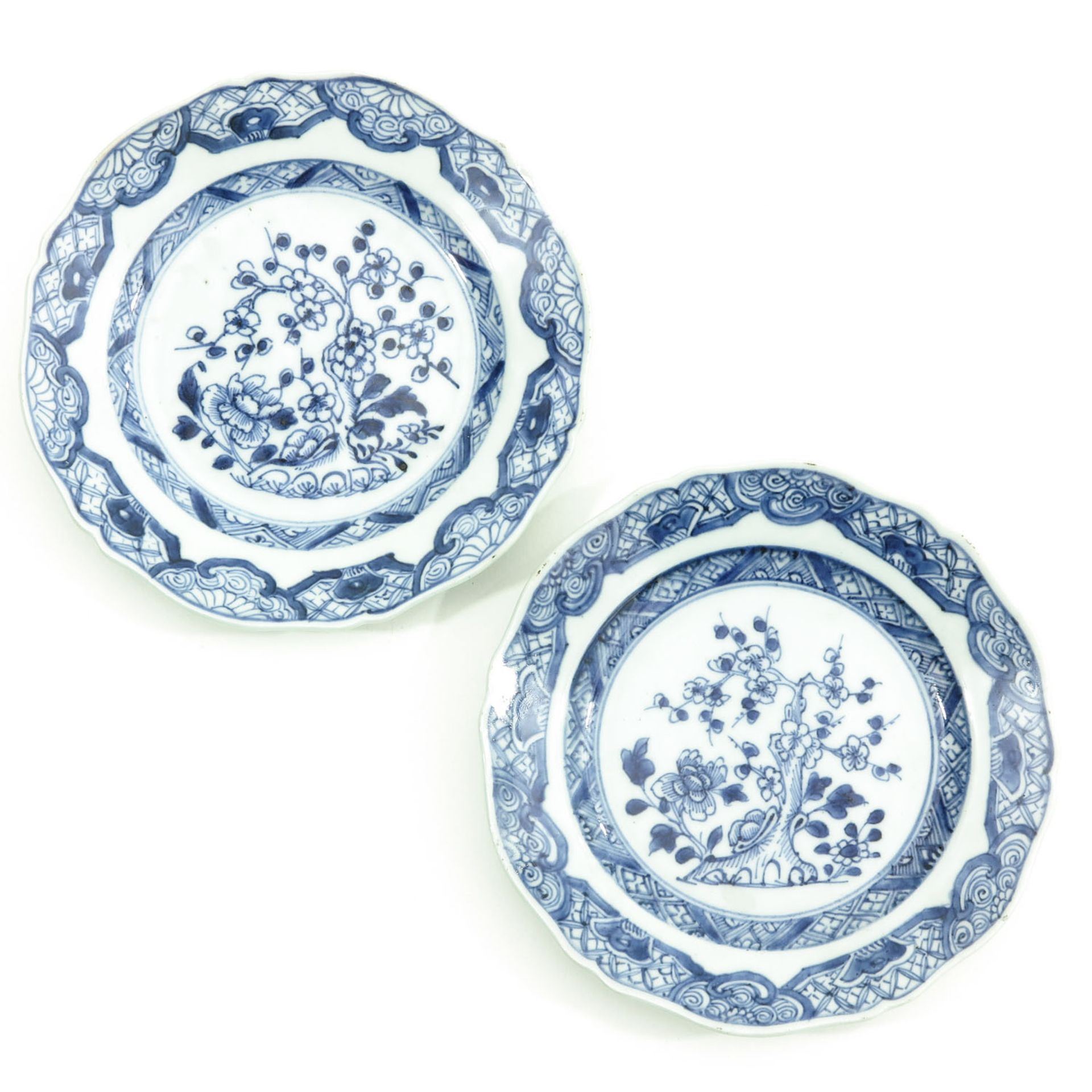 A Series of 6 Blue and White Plates - Bild 7 aus 10