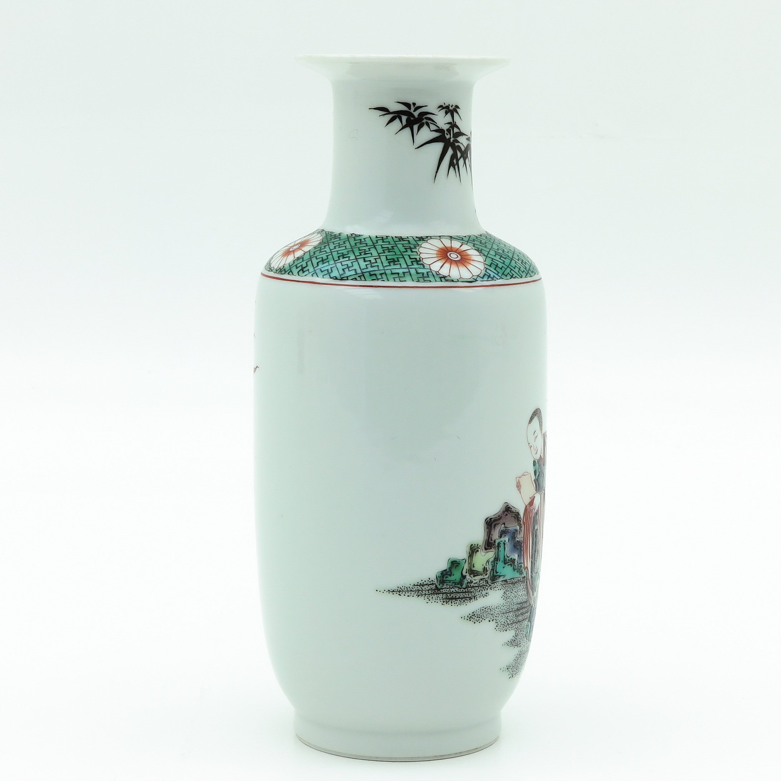 A Famille Verte Vase - Image 4 of 9