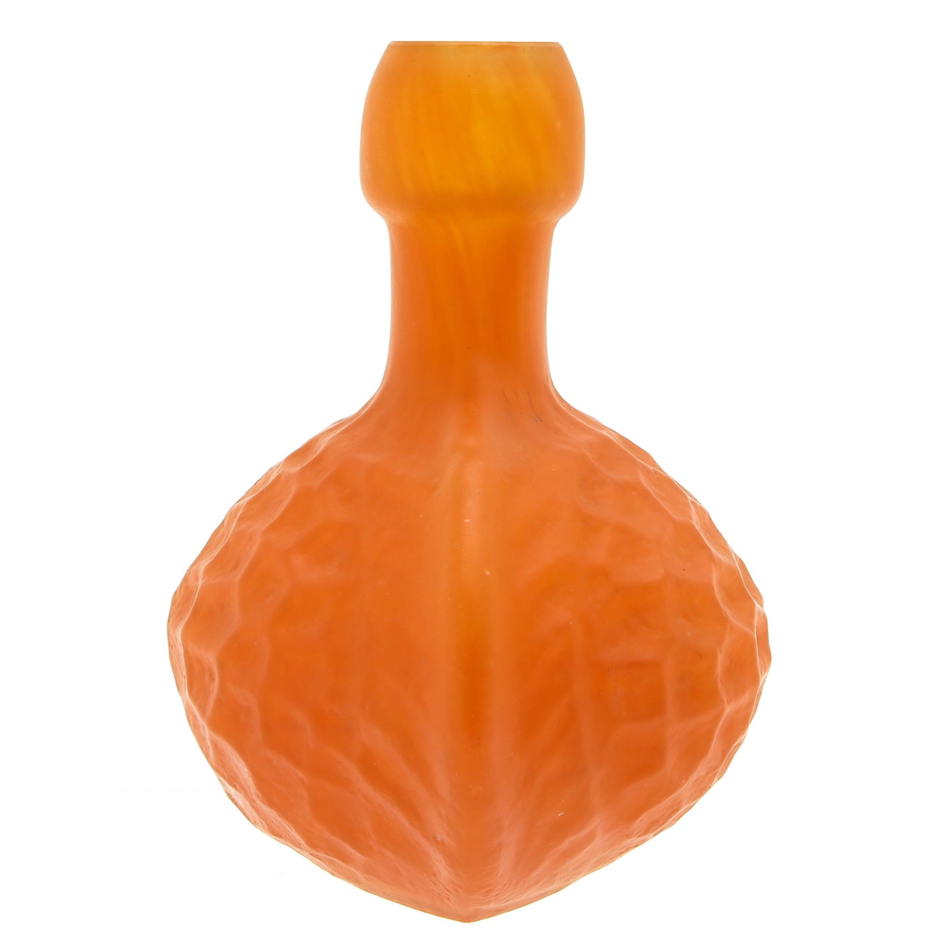 An Orange Glass Vase - Bild 2 aus 7