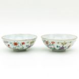 A Pair of Famille Rose Bowls