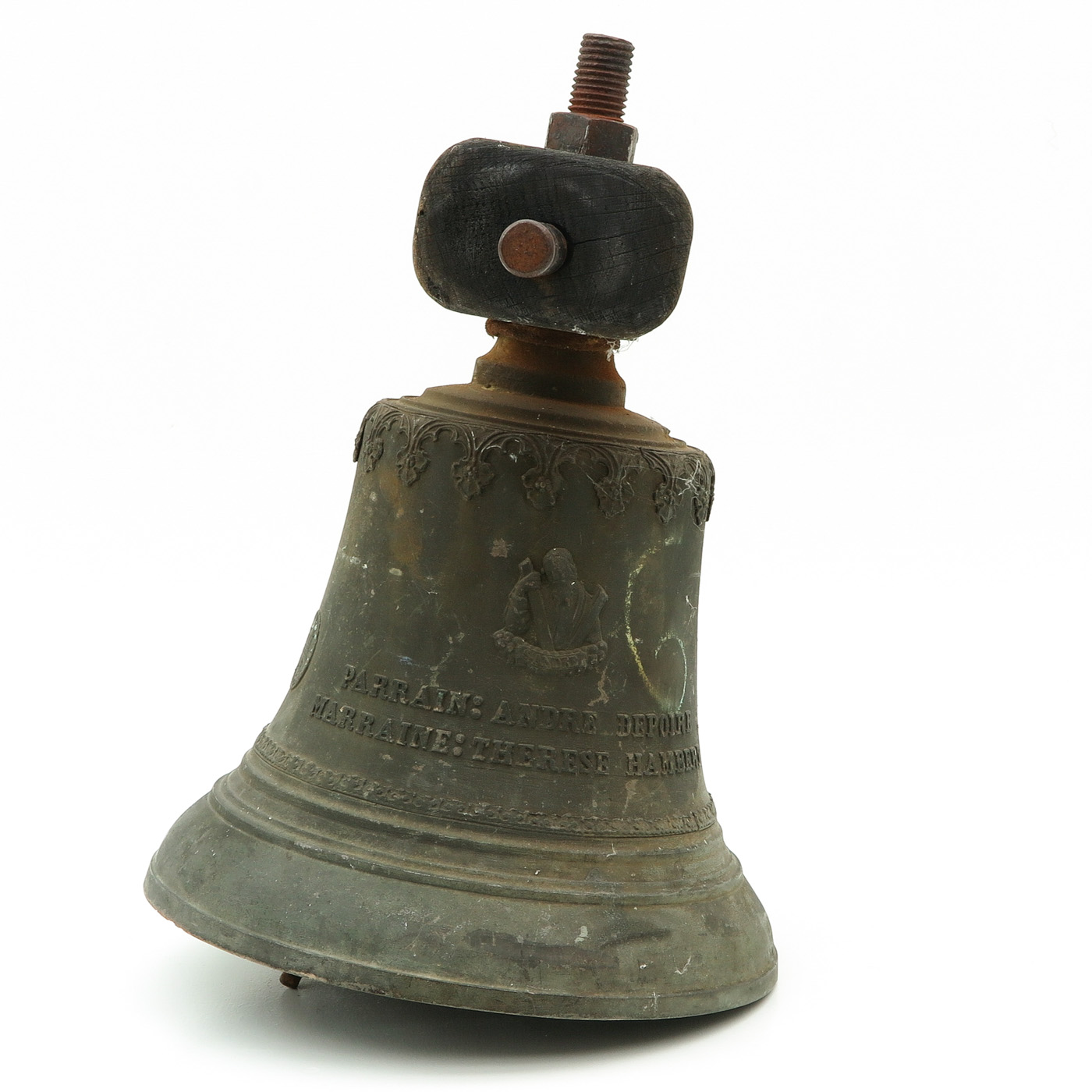 A Bronze Monastery Bell Dated 1929 - Image 4 of 4