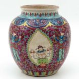 A Polychrome Decor Vase