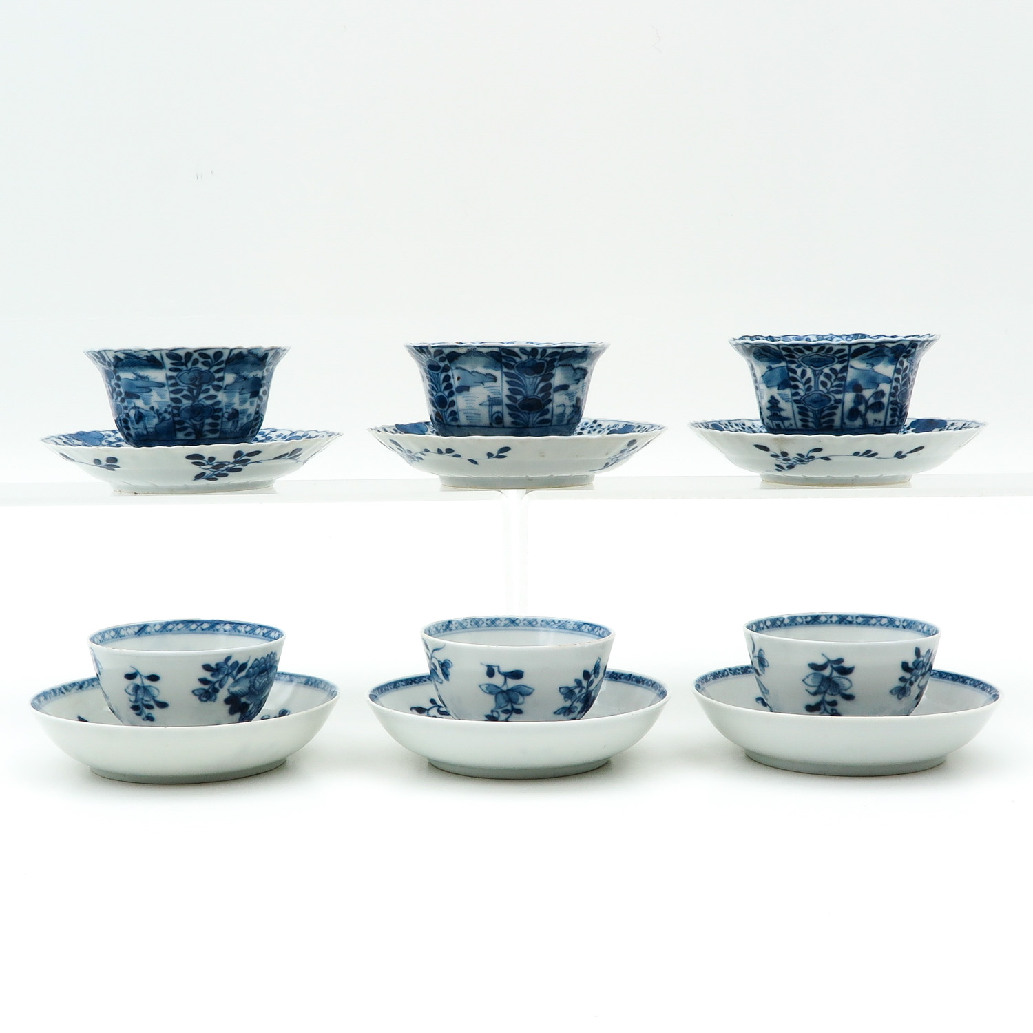 A Collection of Six Cups and Saucers - Image 4 of 10