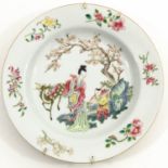 A Famille Rose Plate