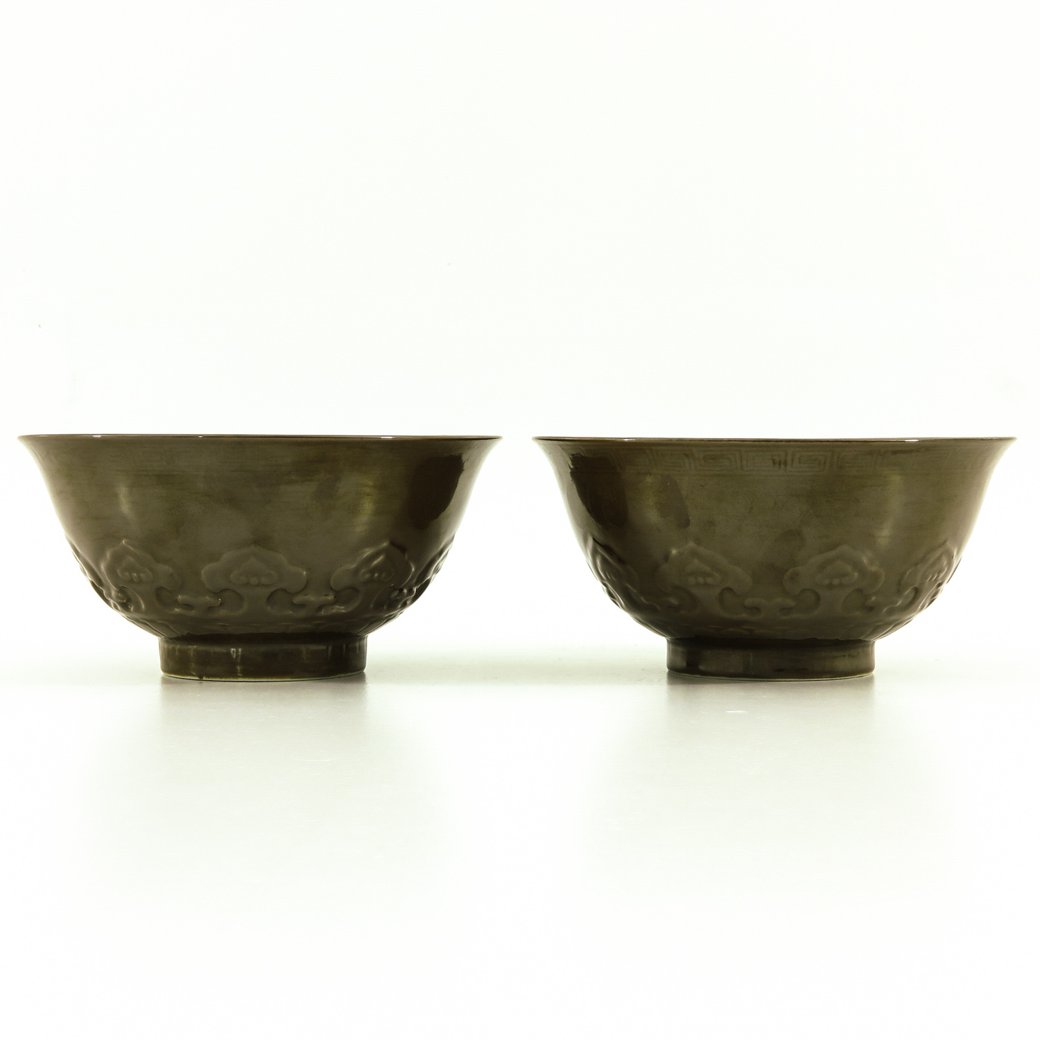 A Pair of Monochrome Brown Glaze Bowls - Image 3 of 10