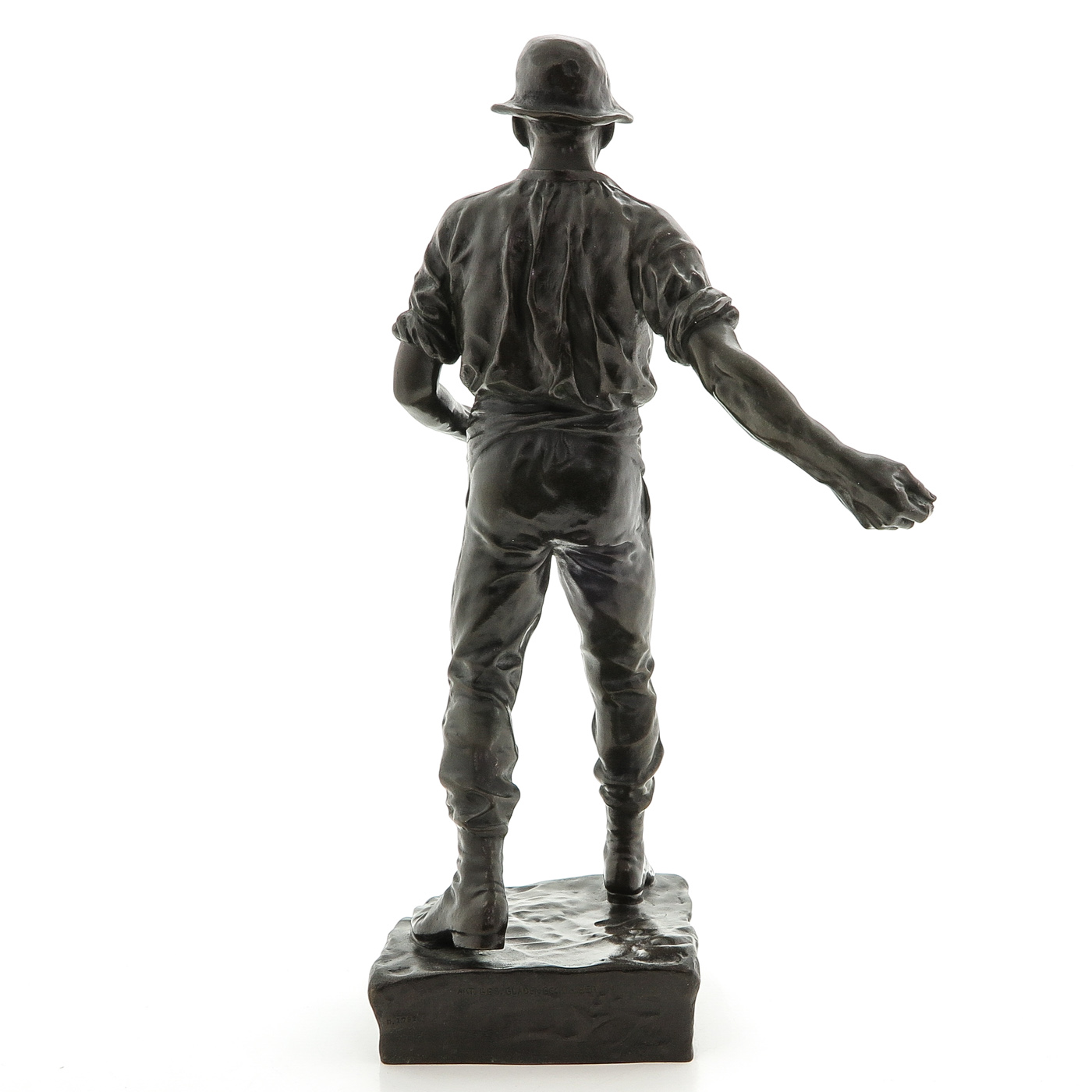 A Bronze Sculpture Signed Ferd Frick - Image 3 of 8