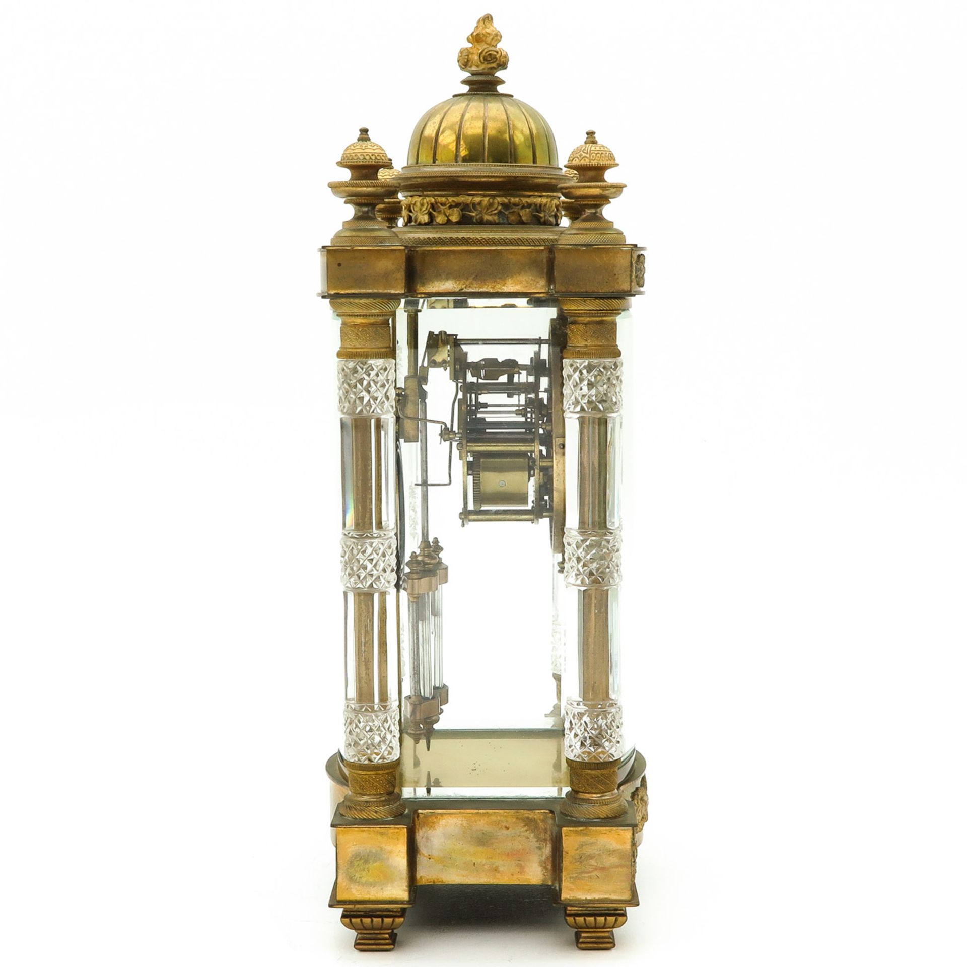 A Signed 19th Century Column Clock - Bild 5 aus 9