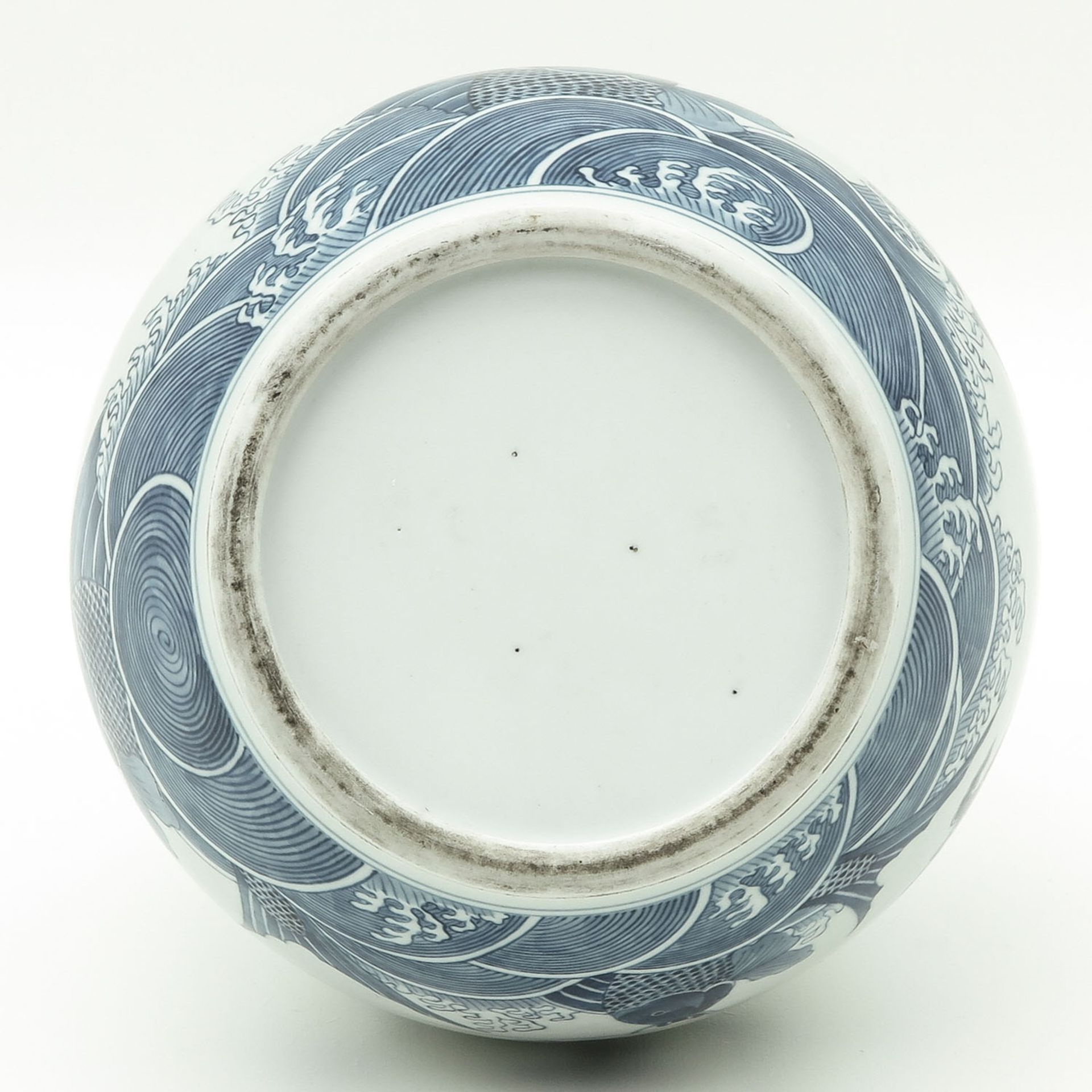 A Blue and White Tianqiu Ping Vase - Bild 6 aus 9