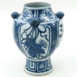 A Blue and White Vase