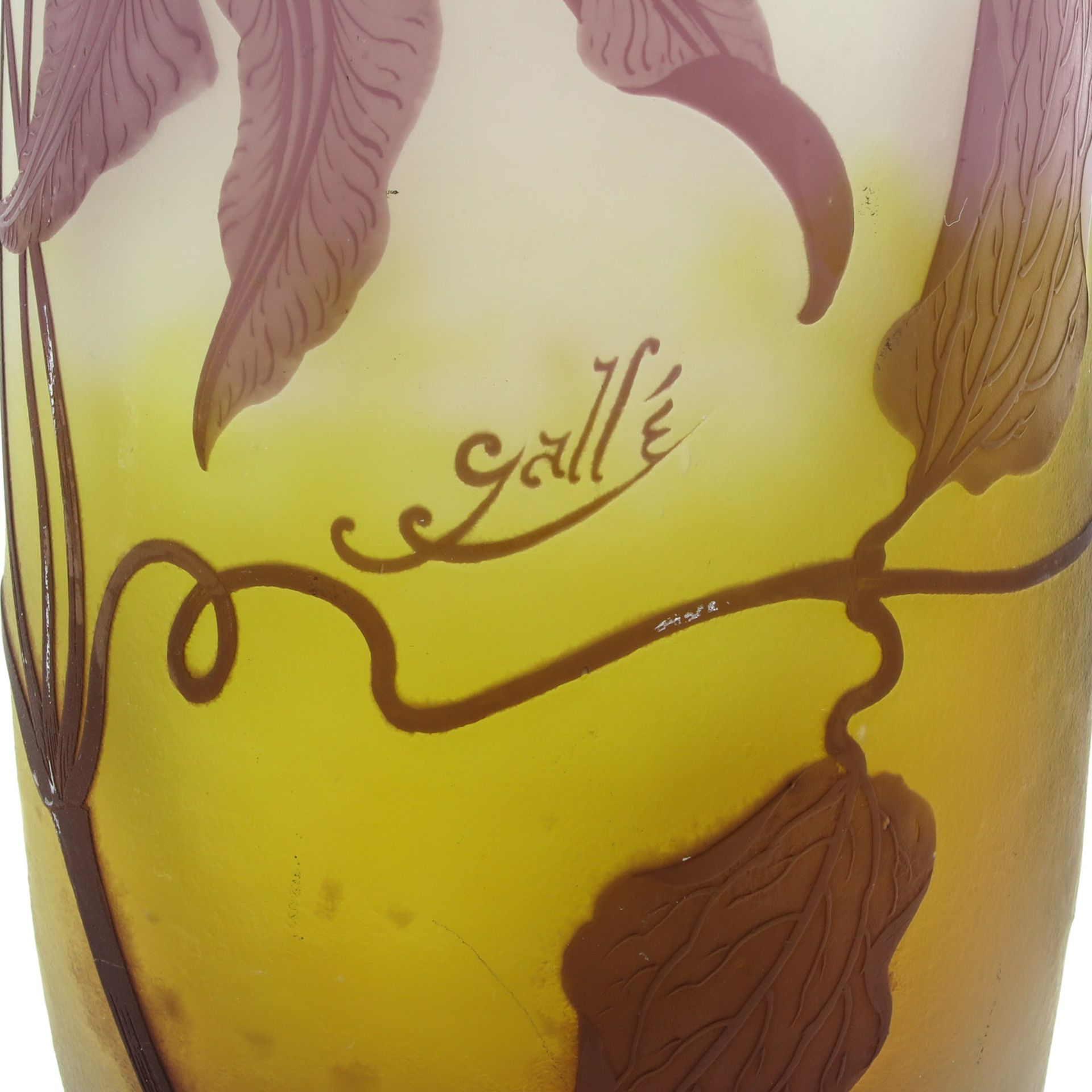 A Signed Galle Vase - Bild 7 aus 10