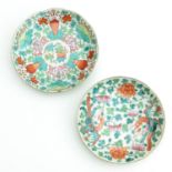 Two Polychrome Small Plates