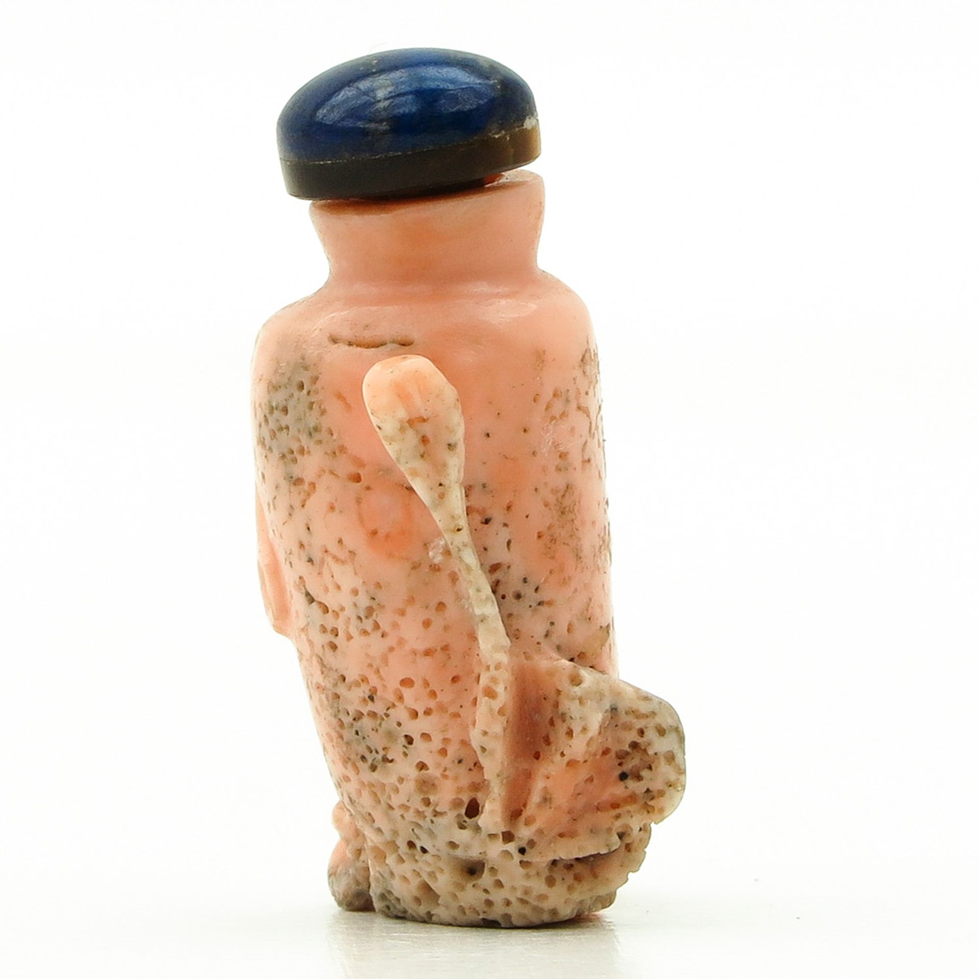 A Coral Snuff Bottle - Bild 4 aus 7