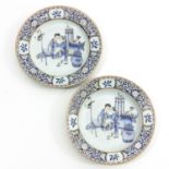 A Pair of Erotic Decor Plates