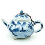 A Blue and White Teapot