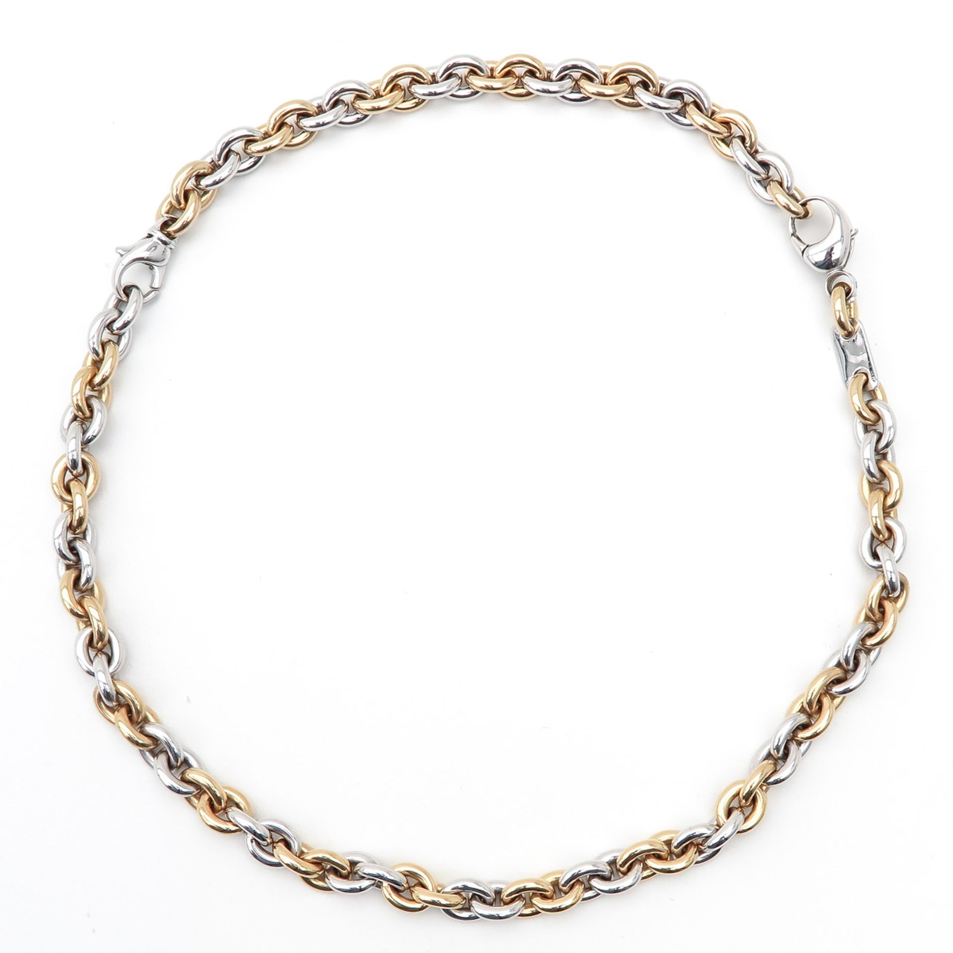 An 18KG Bracelet and Necklace - Bild 2 aus 2
