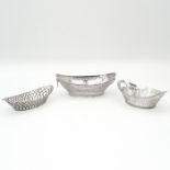 A Lot of Three Silver Baskets