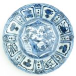A Blue and White Wanli Plate