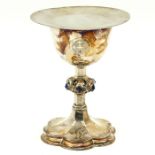 A 19th Century Neo-Gothic Silver Chalice