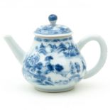 A Blue and White Teapot