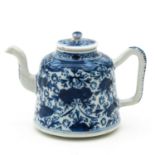 A Blue and White Teapot