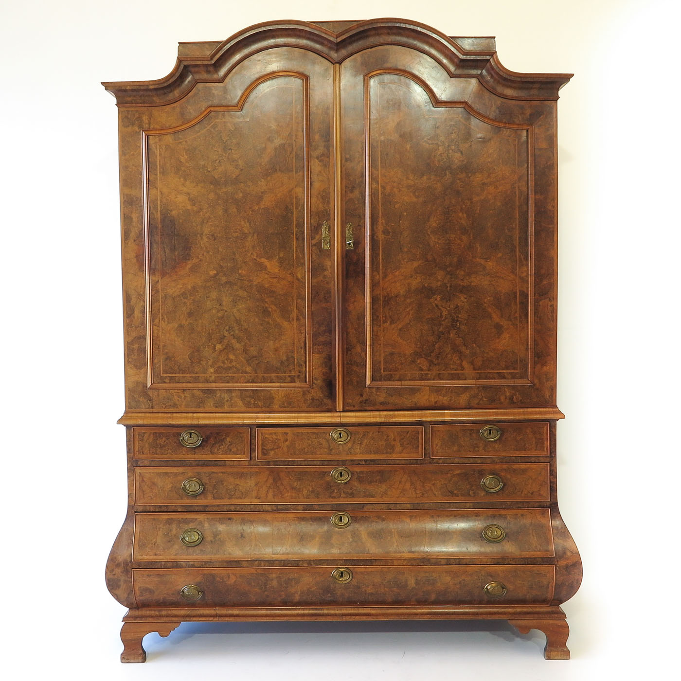 An 18th Century Walnut Veneer Cabinet