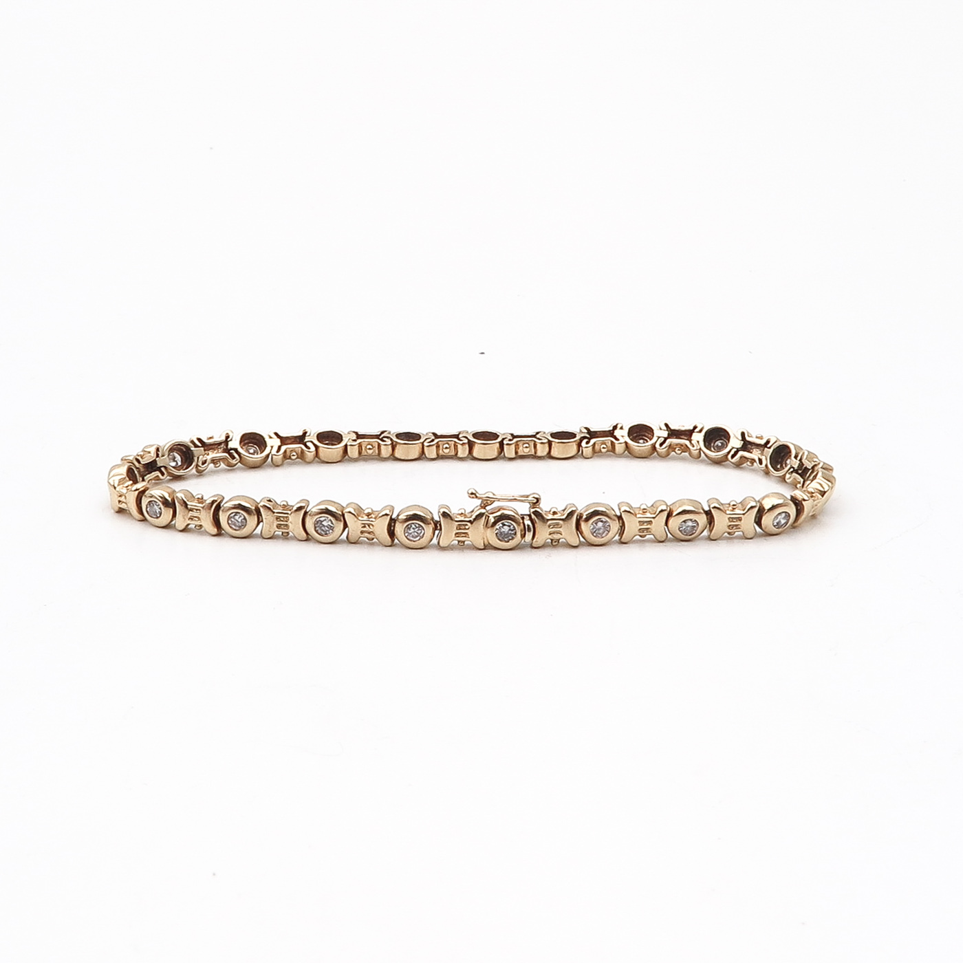 A Diamond Tennis Bracelet - Image 2 of 2