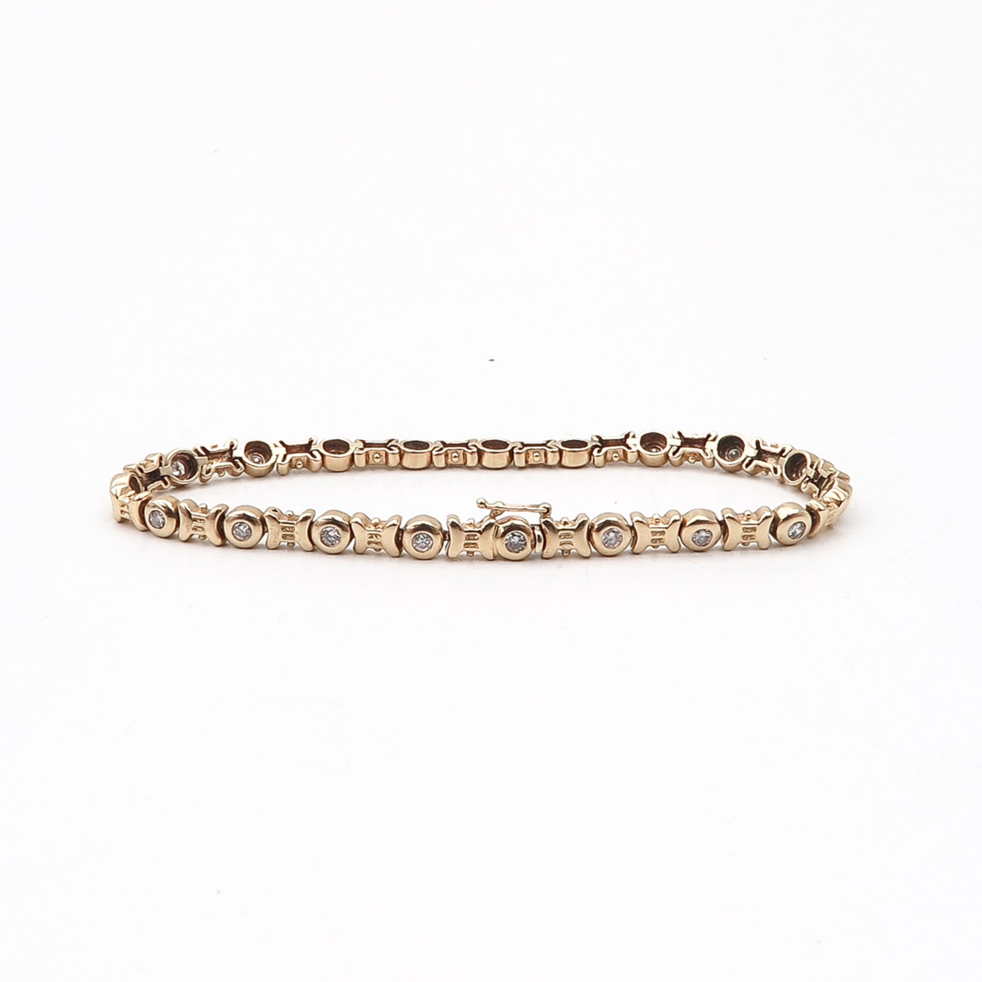 A Diamond Tennis Bracelet - Bild 2 aus 2