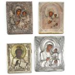A Collection of Four Russian Icons