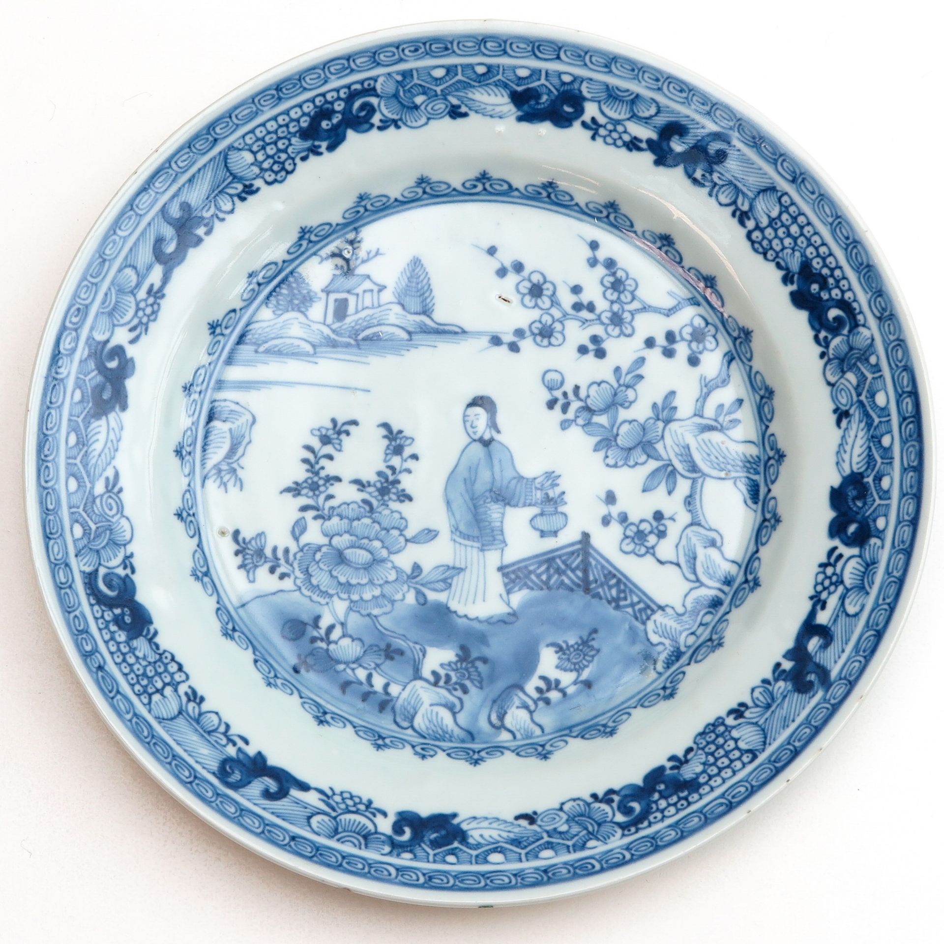 A Pair of Blue and White Plates - Bild 5 aus 9