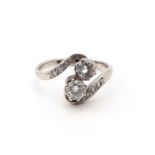 A Ladies Diamond Ring Over 1 CTW