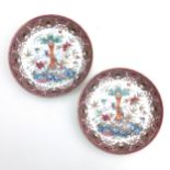 A Pair of Famille Rose Plates