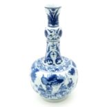 A Blue and White Gourd Vase