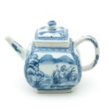 A Blue and White Teapot