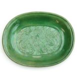 A Small Green Glaze Tray