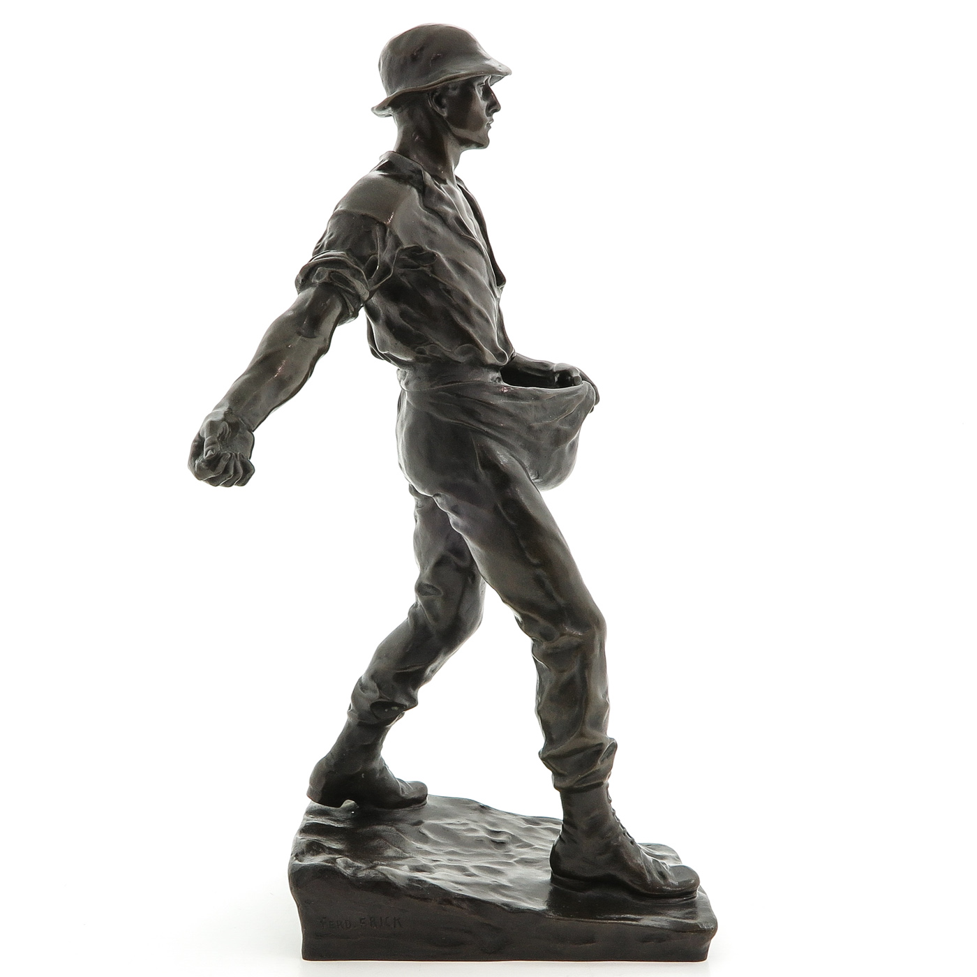 A Bronze Sculpture Signed Ferd Frick - Image 4 of 8