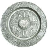 A Pewter Collection or Offering Dish