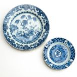 Two Blue and White Plates