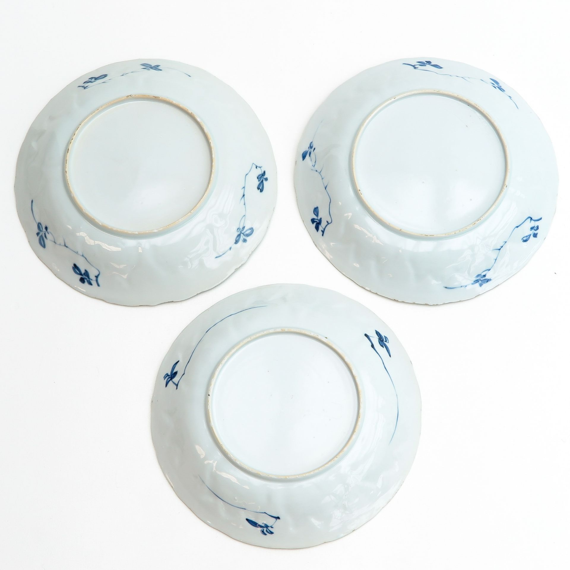 A Series of Six Blue and White Plates - Bild 4 aus 9