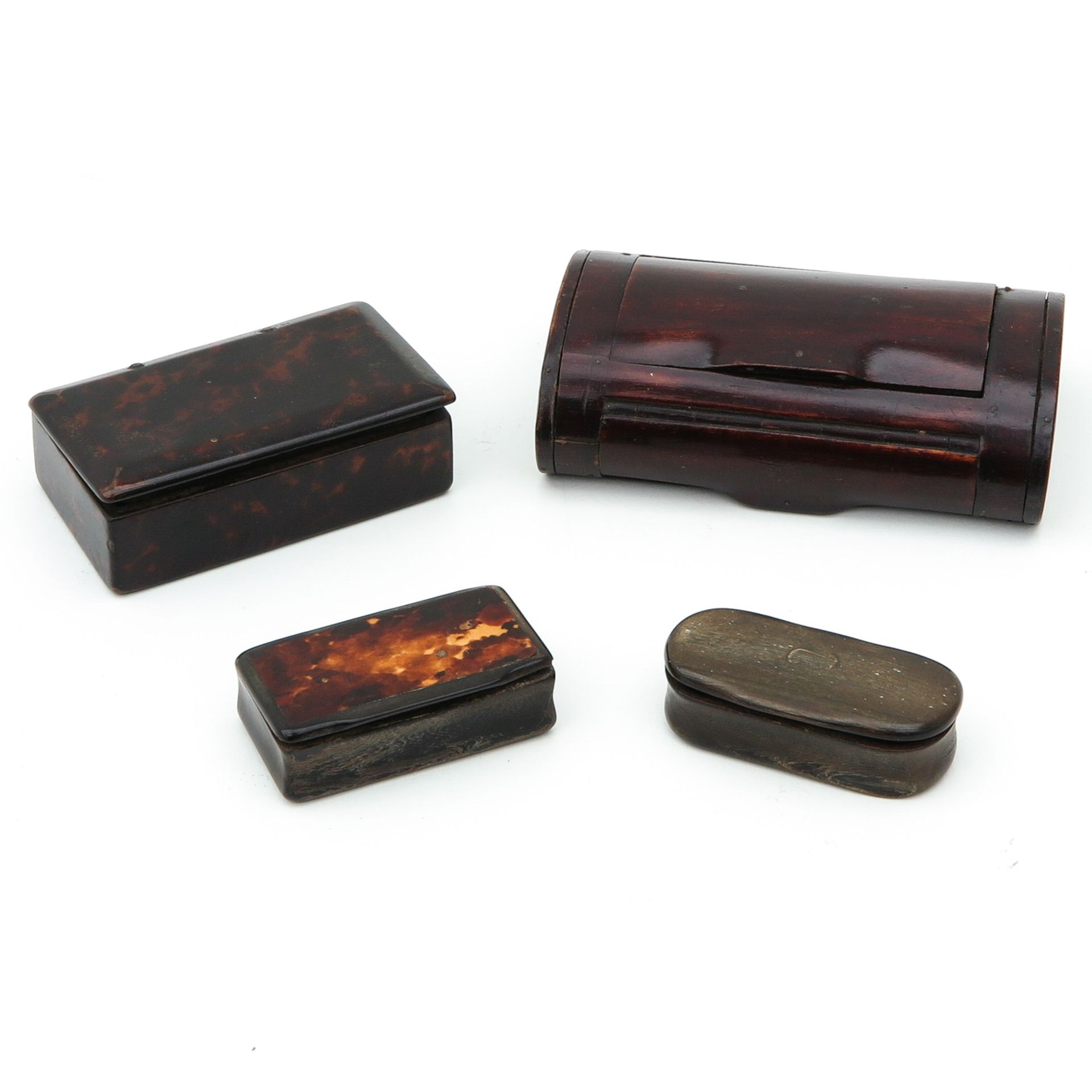 A Collection of Four Snuff Boxes
