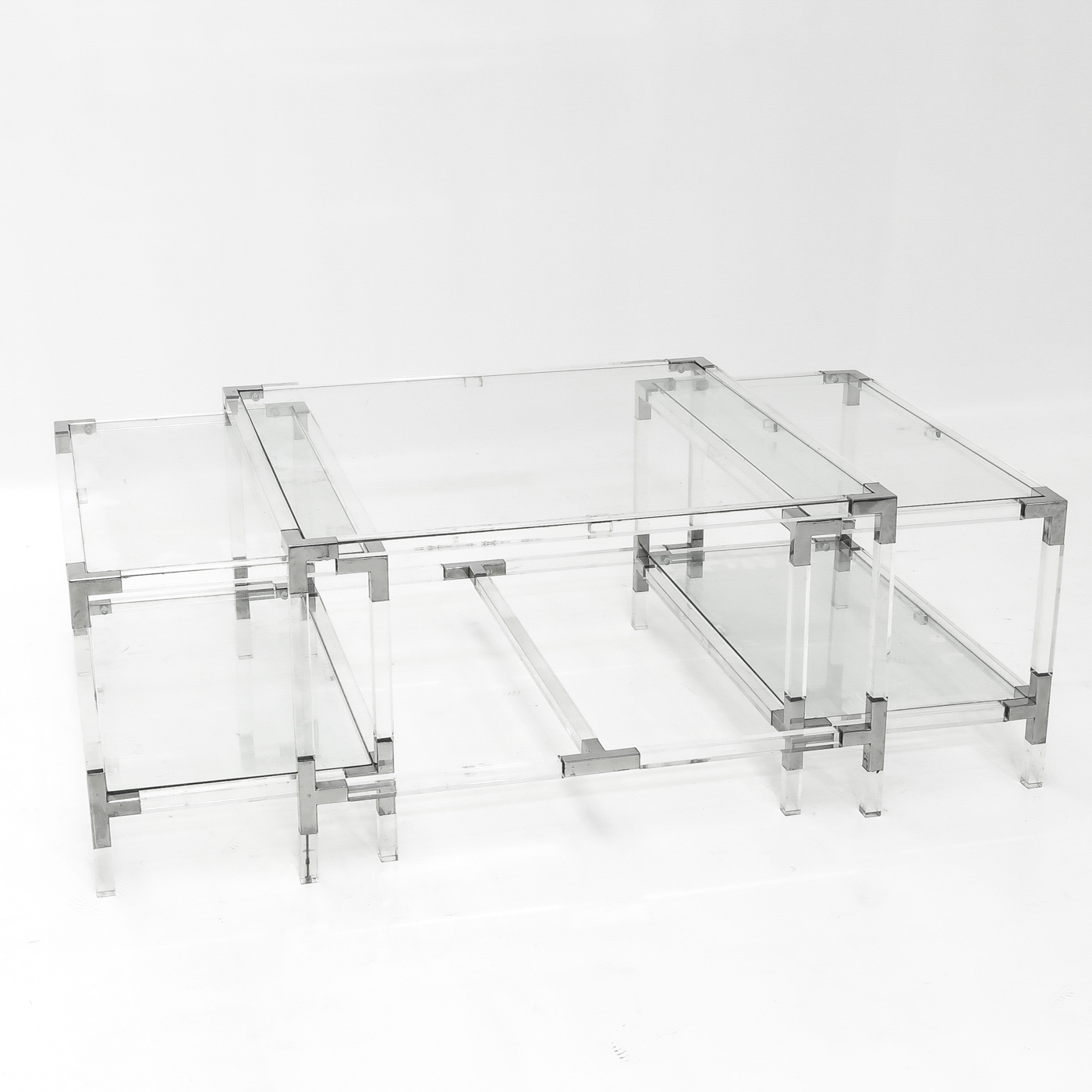 A 1970s Plexiglass Coffee Table