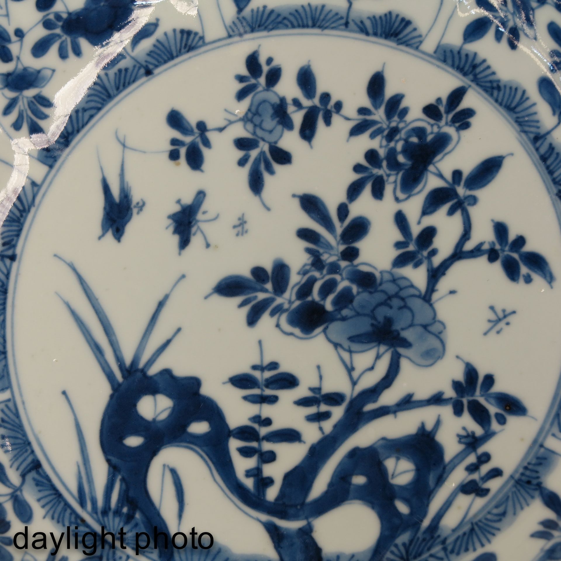 A Series of Six Blue and White Plates - Bild 9 aus 9