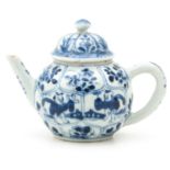 A Blue and White Teapot