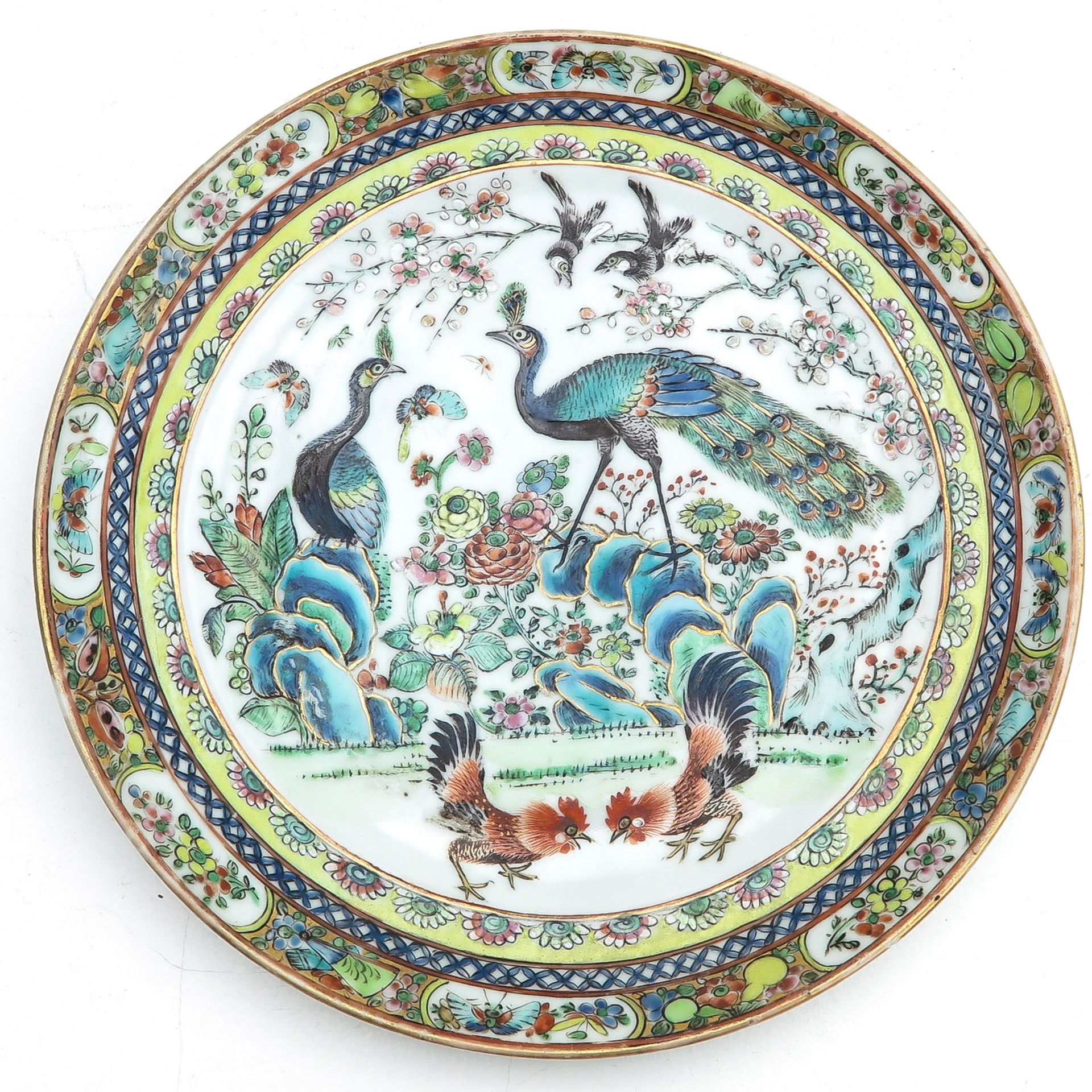 A Pair of Polychrome Plates - Bild 5 aus 9